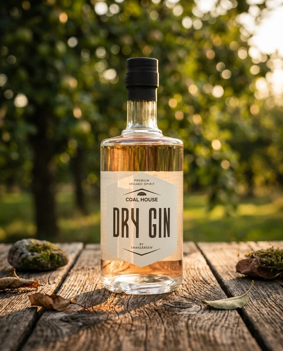 Dry Gin bottle — Orchard Lifestyle | Generated by Modelize