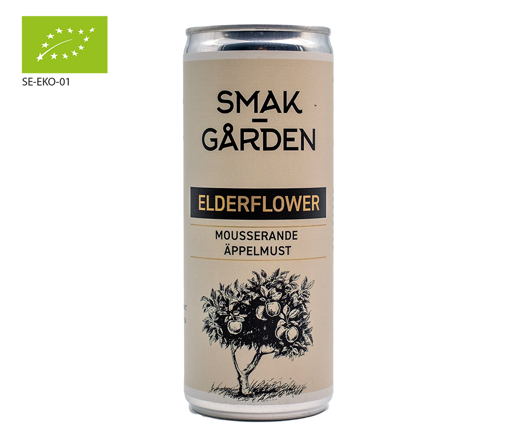 Tråg Elderflower mousserande eko burk 25 cl