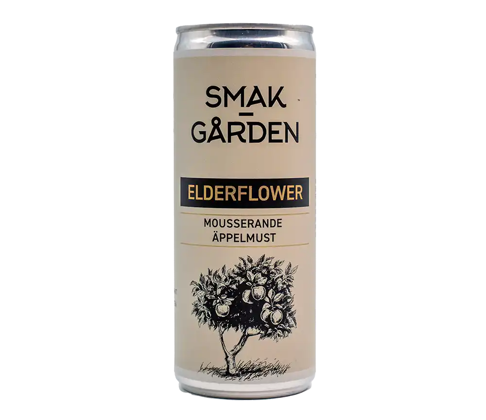 Smakgården Mousserande Äppelmust Fläder Eko 25cl