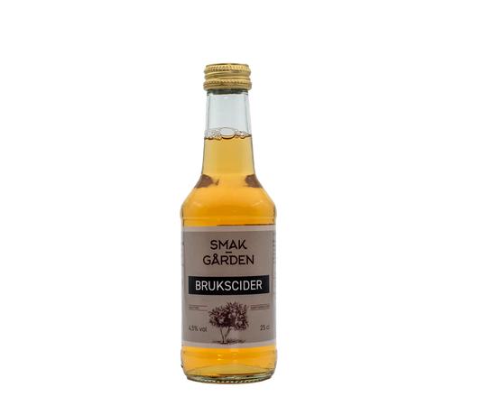 Smakgården Brukscider 25 cl – Hantverkscider 4,5%
