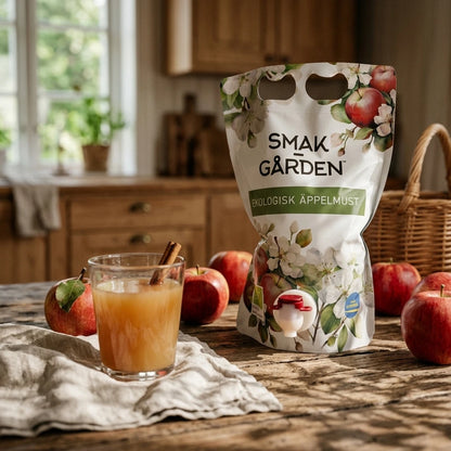 1.5L Stand-up liquid pouch with integrated tap — Swedish Countryside Lifestyle | Generated by Modelize